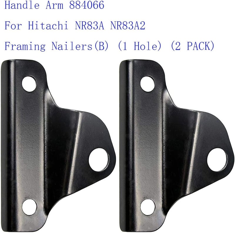 VIGORVIL Handle Arm 884066 For Hitachi NR83A NR83A2 Framing Nailers(B) (1 Hole) (2 PACK) - Image 2
